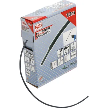 BGS 6846, Teplem smrštitelná trubička v krabici | černá | Ø 2,5 mm | 10 m