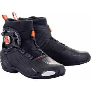 Moto obuv Boty SP-2, ALPINESTARS (černé/bílé/červené fluo) 2026 46