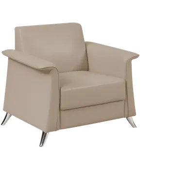 Křeslo SERAPHINA - 1, křeslo, ekokůže béžová