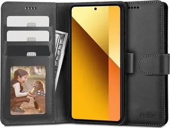 Pouzdro na mobilní telefon Tech Protect Wallet pro Xiaomi Redmi Note 13 5G černé
