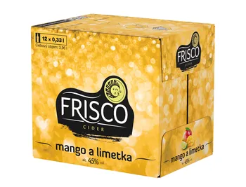 Cider Frisco Cider mango a limetka sklo 4,5 % 12x 330 ml