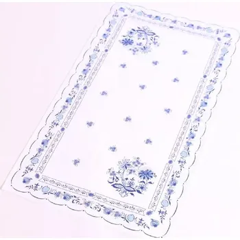 Utěrka BAVLNĚNÁ TIŠTĚNÁ UTĚRKA S CIBULOVÝM VZOREM Květ v rohu