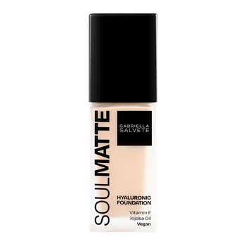 Make-up Gabriella Salvete Soulmatte Hyaluronic Foundation dlouhotrvající make-up s matným efektem 30 ml