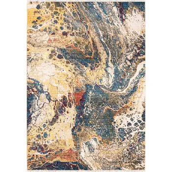 Koberec Kusový koberec Marino žluto modrý 80x150cm