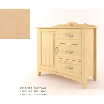 Komoda Stylová komoda kombinovaná - prádelník 1D+3Z CASTELLO B28 - Buk