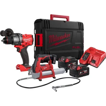 Sada nářadí MILWAUKEE Sada aku nářadí M18 TOPFD5-502X, 2x5.0Ah + Dárek