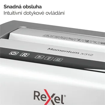 Kompaktní rozměry a snadné ovládání Rexel Momentum X312