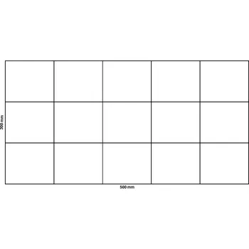 Gabionová síť 500x300 mm, oko 100x100 mm - Vysoká Kvalita Za Skvělou Cenu