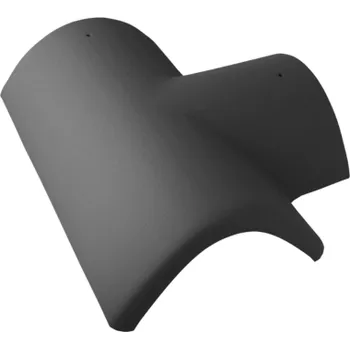 Betonpres Hřebenáč rozdělovací T 205 pravý OPTIMAL břidlicově černá