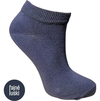 Pánské ponožky Bavlněné kotníkové ponožky 92% bavlna 39-41 tmavě šedá