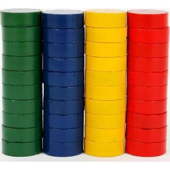 Magnety 15 mm 40 ks barevné