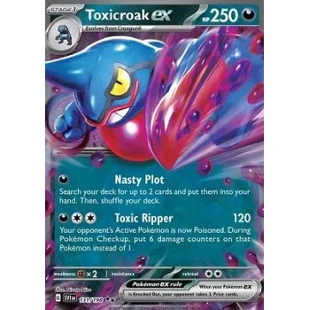 Karetní hra Pokémon SVI 131/198 Toxicroak ex - Scarlet & Violet