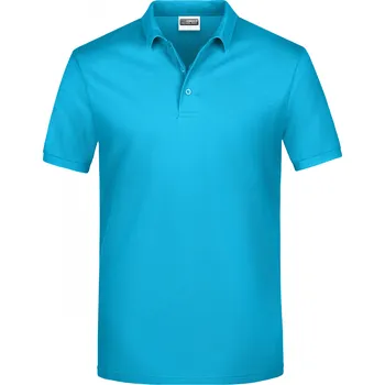 Pánské tričko Pánské triko s límečkem classic JAMES NICHOLSON JN792 TURQUOISE 5XL