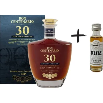 Rum Centenario Edicion Limitada 30 0,7l 40% + miniatura