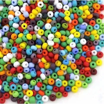Dětské navlékací korálky Rokajl PRECIOSA mix barev > (10/0) Ø2,3mm (sáček 20g)