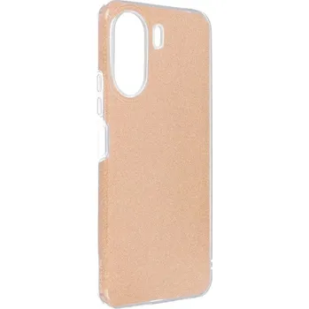Pouzdro na mobilní telefon Třpytivé pouzdro Coolcase Shining na mobil Xiaomi Redmi 13C / Poco C65 - Zlatavé (Silikonový + plastový třpytivý kryt či obal Coolcase Shining na mobilní telefon Xiaomi Redmi 13C / Poco C65 v barvě Zlatavé)