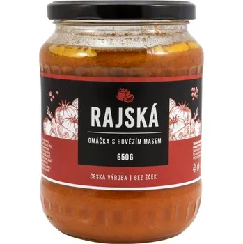 Hotové jídlo VINECO Rajská omáčka s hovězím masem 650 g