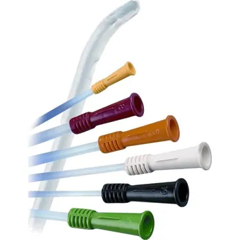 Katetr TIEMANN CH18 - pánský 44cm, sterilní DRUH: CH18 (červená)