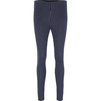 Dámské kalhoty BROADWAY® DÁMSKÉ LEGÍNOVÉ KALHOTY CARA PRUHOVANÉ - NAVY S