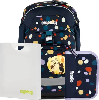 Školní batoh Ergobag Školní taška pro prvňáčka Prime Mosaic SET batoh+penál+desky