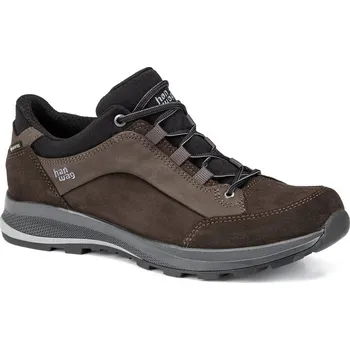 Pánská treková obuv trekové boty pánské HANWAG Banks Low GTX Mocca/Black - 41,5