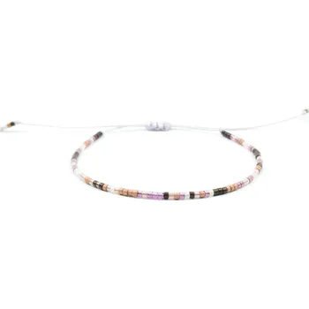 Náramek Moni náramek korálky Miyuki Gold 28