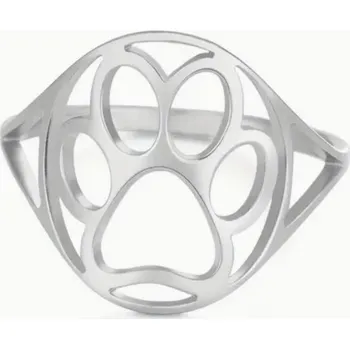 Prsten Ocelový prstýnek tlapička