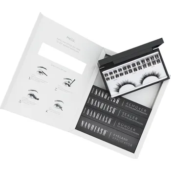 Umělé řasy Nanolash DIY Eyelash Starter Kit Heartbreaker Umělé řasy pro domácí aplikaci - startovací sada