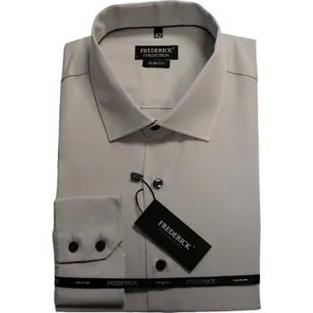 Pánská košile Pánská košile s dlouhým rukávem - střih SLIM - vzor F776A - 39