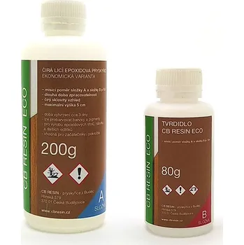 CB RESIN ECO 280g čirá licí epoxidová pryskyřice