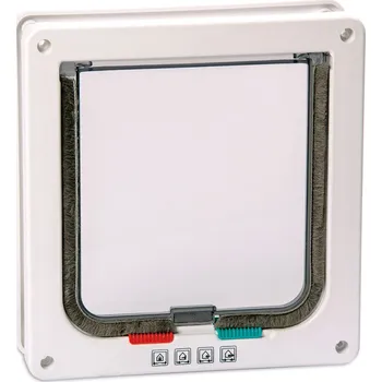 Dvířka pro psa Karlie Dvířka pro kočky s uzávěrem 19,2 x 20 cm bílá