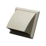 Větrací mřížka protidešťová Barva: Béžová, Průměr [mm]: Ø 125 / 200 x 200 Ø 100 / Ø 125 / Ø 150