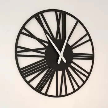 Hodiny MAJADESIGN Nástěnné hodiny ŘÍMSKÉ KULATÉ - BAREVNĚ LAKOVANÉ Velikost: 100x100