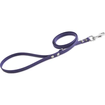Vodítko pro psa FIREDOG BioThane vodítko 13mm 1,2m s ručkou a D-kroužkem Barva: Fialová
