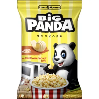 Popcorn Popcorn s máslovou příchutí 100g Big Panda
