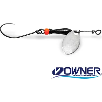 Umělá nástraha Rotační třpytka Jigovky.cz Classic Barbless 2 - SILVER (black/orange body)