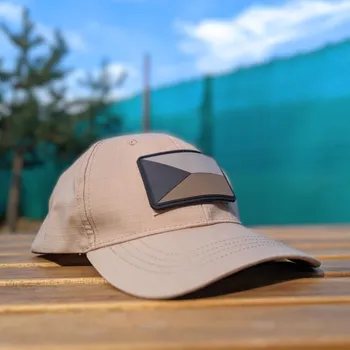 Kšiltovka Kšiltovka R/S Tactical + Nášivka Patch ČR Vlajka khaki