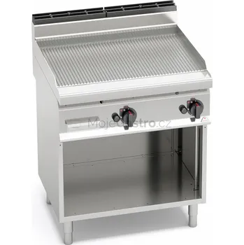 Domácí spotřebič Grilovací rýhovaná plotna Bertos G7FR8M-2