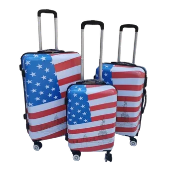 LAMER Cestovní kufry sada 3ks USA