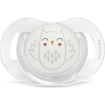 Suavinex Dudlík SX PRO anatomický BONHOMIA 0/6 m SOVIČKA bílá