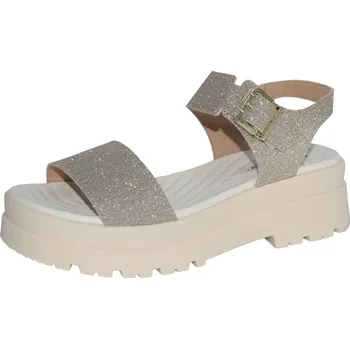 Dámské lodičky PICCADILLY dámské sandály 219010-2 Barva: šampaňská, Velikost: 39