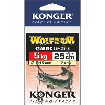 Konger Wolframové lanko 2ks 25cm/5kg