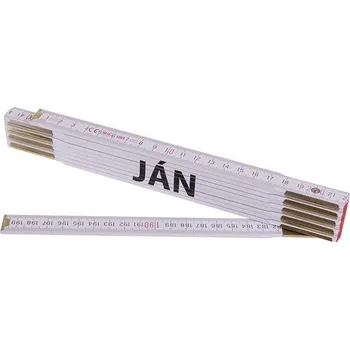 metr Levior Metr skládací 2m JÁN (PROFI,bílý,dřevo)