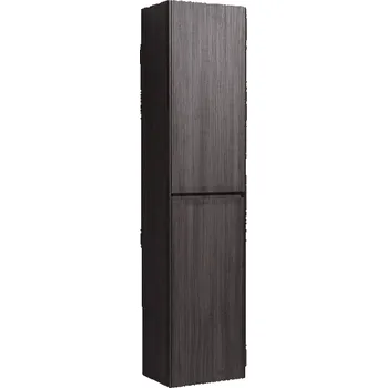 Koupelnový nábytek Naturel Koupelnová skříňka vysoká Naturel Verona 40x170x30 cm tmavé dřevo VERONAV40TD VERONAV40TD