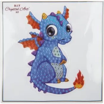 kreativní sada Diamantové malování samolepka dinosaurus