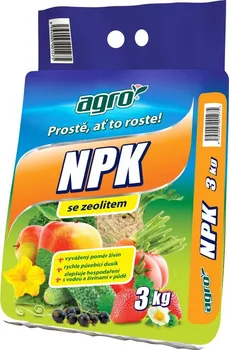 Hnojivo Agro NPK se zeolitem 3 kg