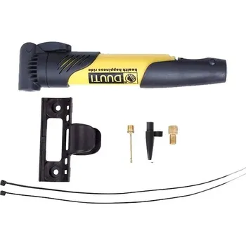 pumpička Přenosná cyklistická pumpa na silniční kolo - Žlutá