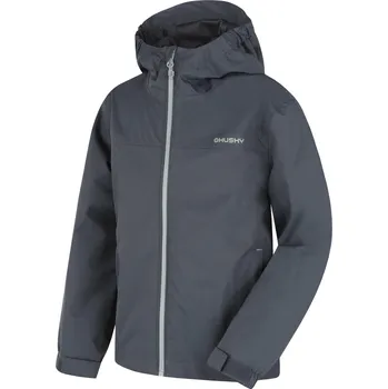 Husky Dětská hardshell bunda Nelory K 164, dark grey