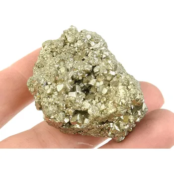 Přírodní kámen Drúza pyritu přírodního tvaru z Peru 82g