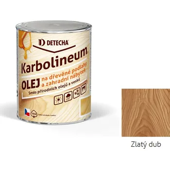 Olej na dřevo Karbolineum OLEJ 0,6 kg - zlatý dub